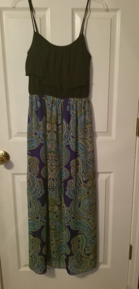 Colorful maxi dress